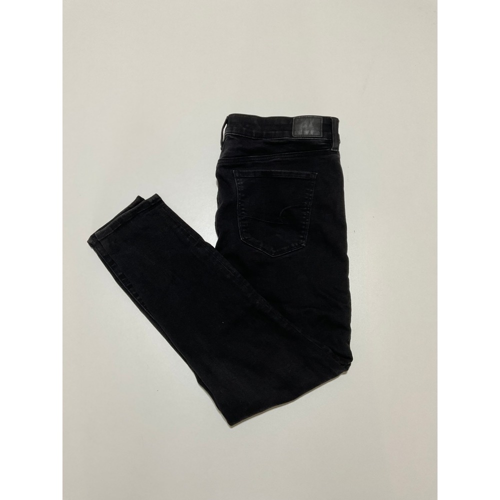 American Eagle Womens Ne(x)t Level Stretch Jegging Jeans Black Size 14 Short
